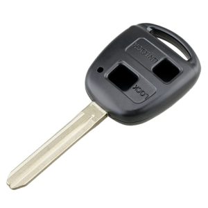 TOYOTA Car Keys Replacement 2 Buttons Car Key Case with Key Blade