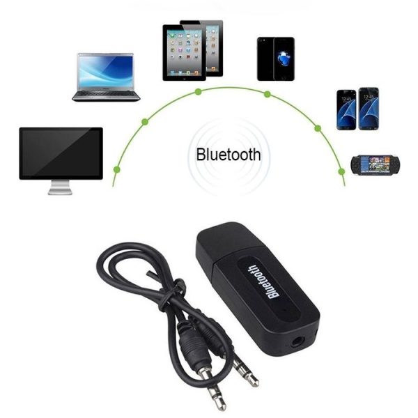 M1 Bluetooth Audio Transmitter Receiver Adapter Portable Audio Player (Black) - Image 5