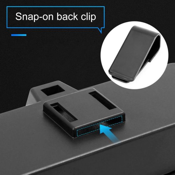 Car Multi-functional Glasses Case Sunglasses Box with Card Slot, Flat Style (Grey) - Image 6