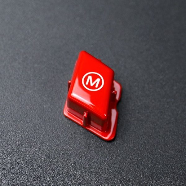 Wheel M Fashion Button Switch Trim Cover for BMW 3 series E90 E92 E93 M3 2007-2013 (Red) - Image 5