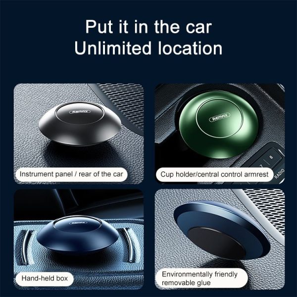 REMAX LIFE RL-CH02 Car Aromatherapy Diffuser Perfume Air Freshener (Tarnish) - Image 8