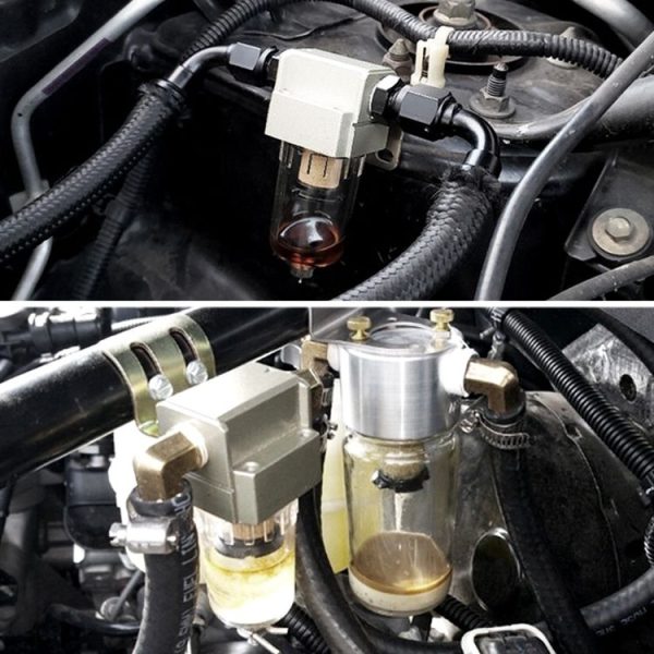 Engine Oil Separator Catch Reservoir Black Tank Can Manual Version for Honda Civic - Image 8
