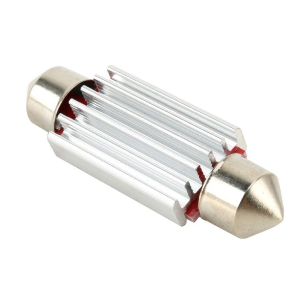 2 PCS 41mm DC9-32V / 1.6W / 6000K / 120LM Car Reading Lamp Dome Light with 3LEDs CSP Lamp Beads & Decoding - Image 3