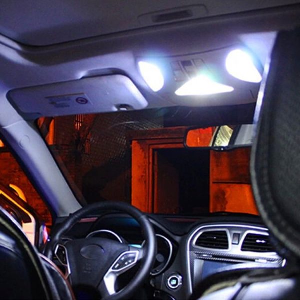 2 PCS 41mm DC9-32V / 1.6W / 6000K / 120LM Car Reading Lamp Dome Light with 3LEDs CSP Lamp Beads & Decoding - Image 7
