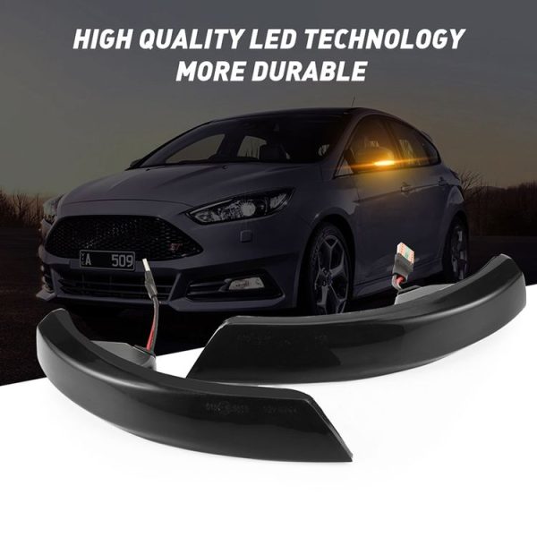 2 PCS D12V / 5W Car LED Dynamic Blinker Reversing Light Flowing Water Turn Signal Light for Ford - Image 8
