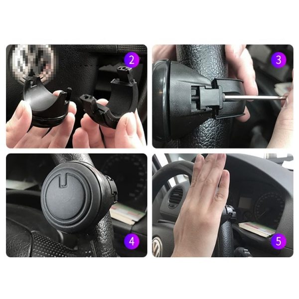 3R Car Universal Steering Wheel Spinner Knob Auxiliary Booster Aid Control Handle Auto Spinner Knob Ball - Image 8