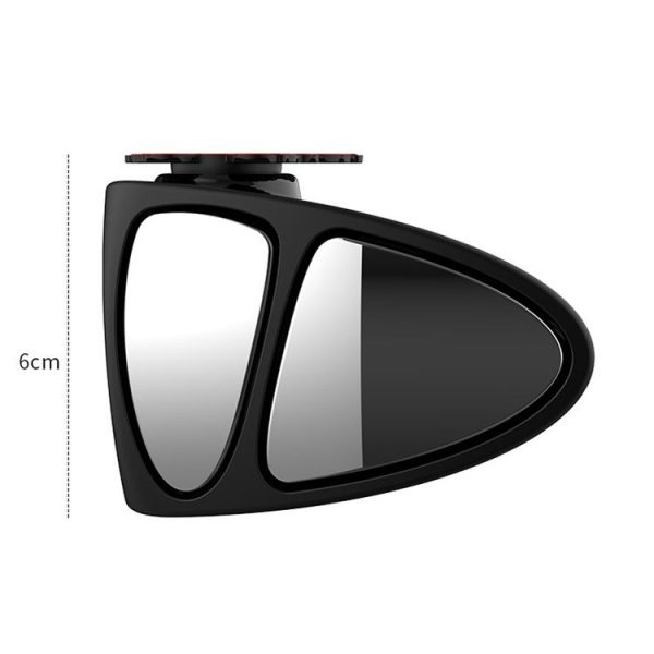 3R-146 3 in 1 Car Rearview Auxiliary Blind Spot Mirror Rear View 146 Front Wheel Mirror for Right Side - Image 3