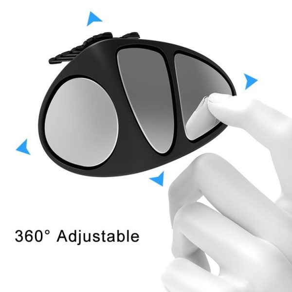 3R-146 3 in 1 Car Rearview Auxiliary Blind Spot Mirror Rear View 146 Front Wheel Mirror for Right Side - Image 5