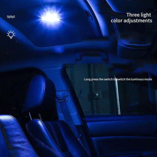 Universal Car Star Pattern LED Reading Lights Ceiling Light Trunk Light - Image 11