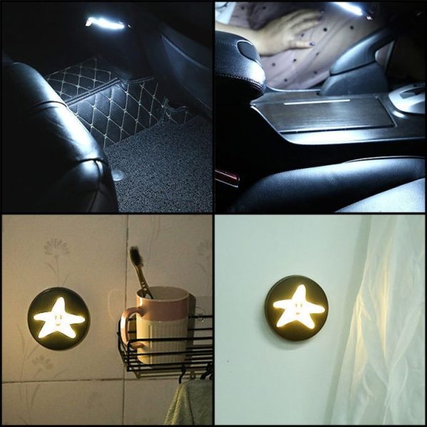 Universal Car Star Pattern LED Reading Lights Ceiling Light Trunk Light - Image 8