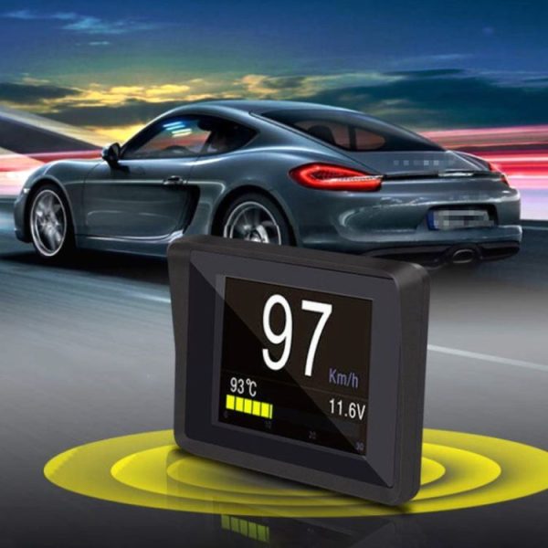 A203 Car HUD Head-up Display Speed / Water Temperature / Voltage Display - Image 7