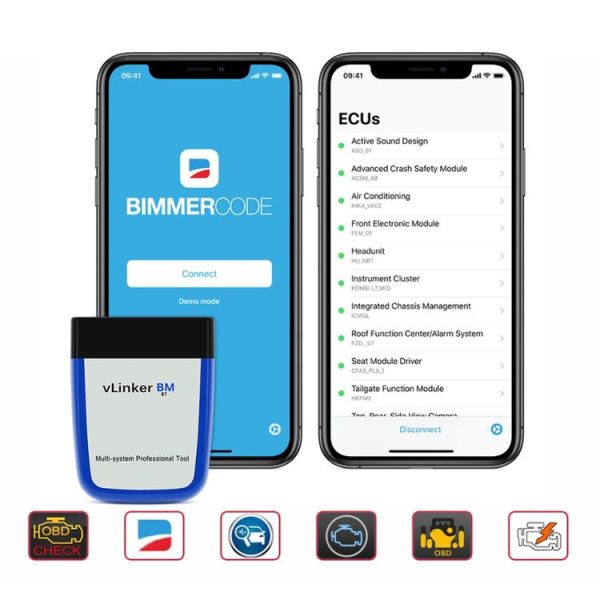 VLINKER BM V2.2 Bluetooth 3.0 Android Phone Car OBD Fault Diagnosis Detector - Image 9