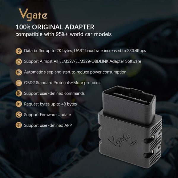 VLINKER MC V2.2 WiFi Car OBD Fault Diagnosis Detector - Image 8