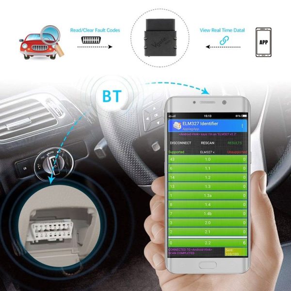 VLINKER MC+ V2.2 Bluetooth 4.0 Car OBD Fault Diagnosis Detector - Image 11