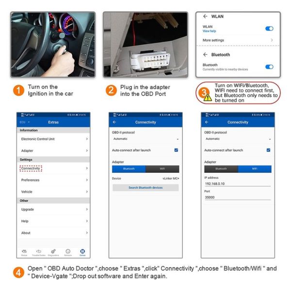 VLINKER MC+ V2.2 Bluetooth 4.0 Car OBD Fault Diagnosis Detector - Image 12