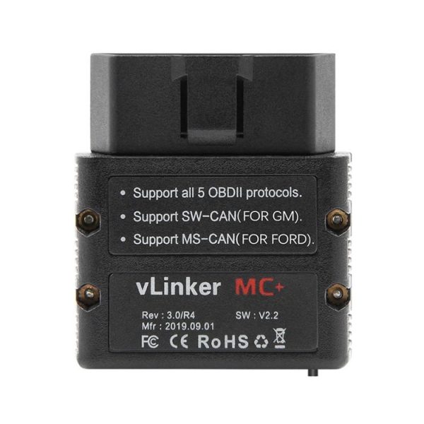 VLINKER MC+ V2.2 Bluetooth 4.0 Car OBD Fault Diagnosis Detector - Image 3