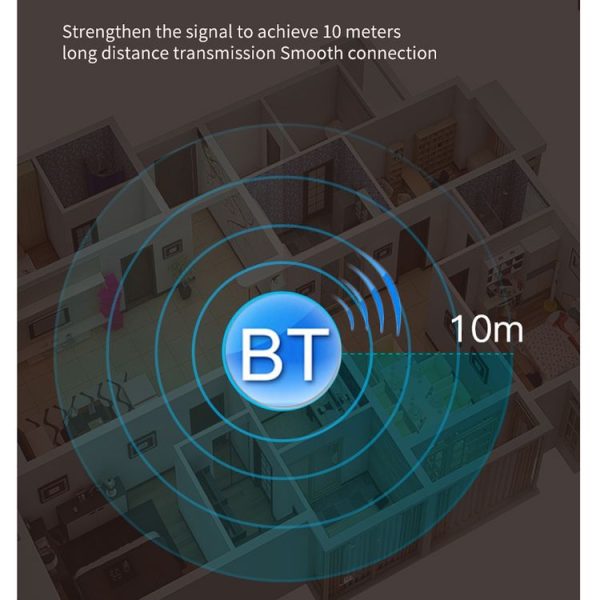T-15 Bluetooth 5.0 5 In 1 Bluetooth Adapter Receiver Transmitter - Image 16