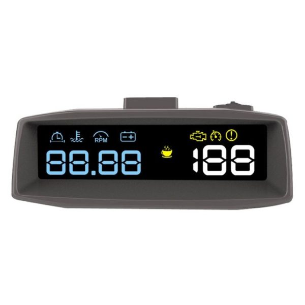 4F Car 3.7inch OBD HUD Head-up Display Support Mileage / Fixed Speed Cruise