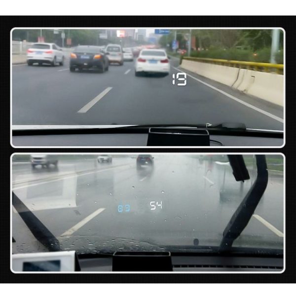 4F Car 3.7inch OBD HUD Head-up Display Support Mileage / Fixed Speed Cruise - Image 10