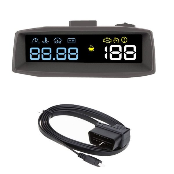4F Car 3.7inch OBD HUD Head-up Display Support Mileage / Fixed Speed Cruise - Image 2