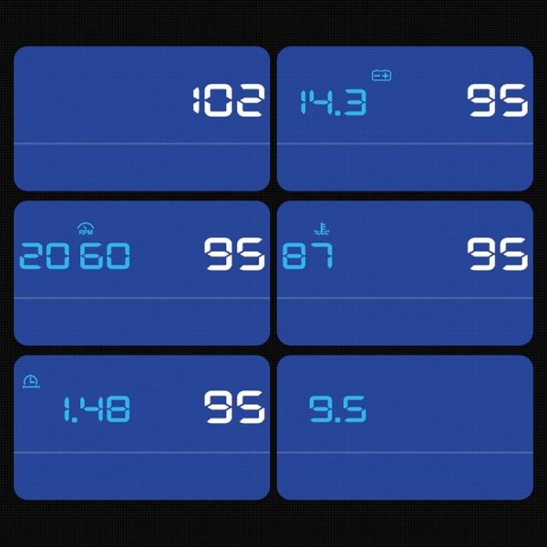 4F Car 3.7inch OBD HUD Head-up Display Support Mileage / Fixed Speed Cruise - Image 9