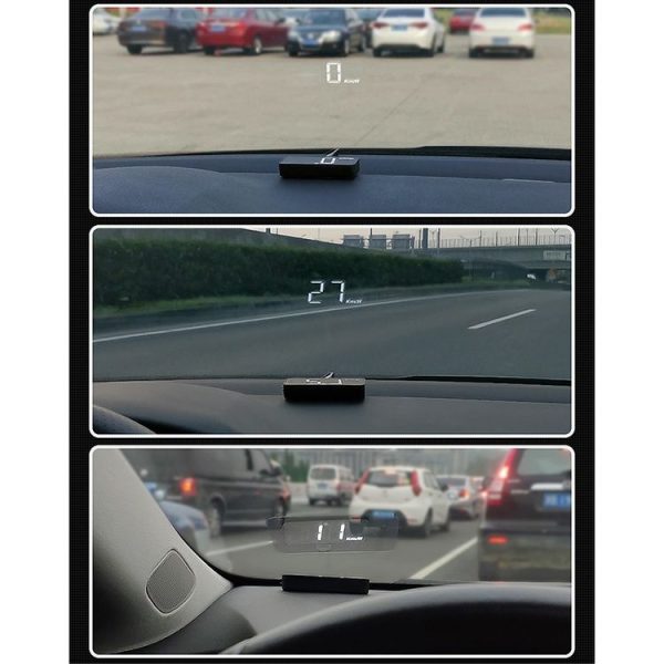 H90 Car 3.2 inch OBD HUD Head-up Display Support Engine Failure Alarm / Water Temperature Alarm Voltage Alarm - Image 10