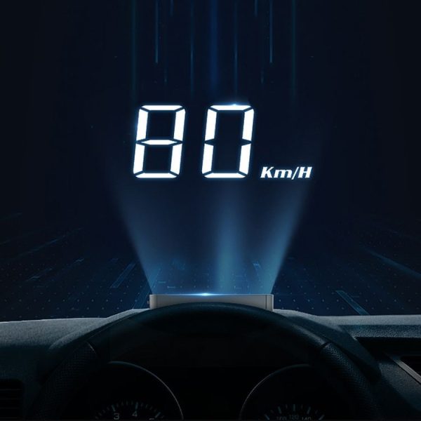H90 Car 3.2 inch OBD HUD Head-up Display Support Engine Failure Alarm / Water Temperature Alarm Voltage Alarm - Image 7