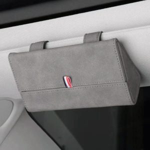 530 Car Glasses Storage Bag Glasses Box (Grey)
