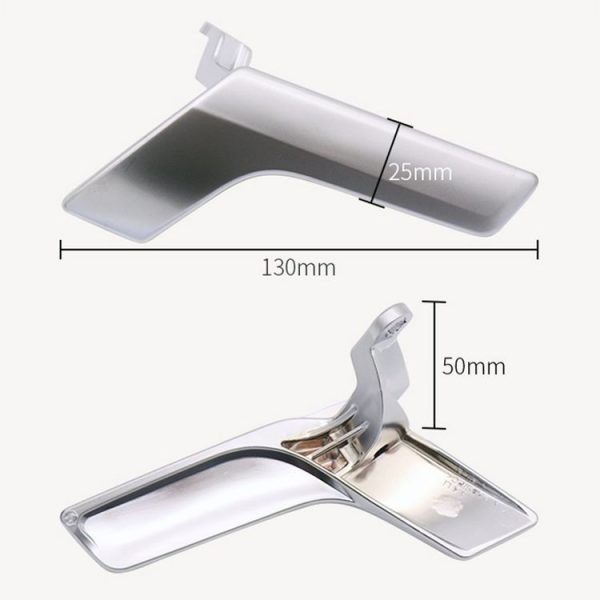 Car Right Side Electroplating Matte Inner Door Handle for Mercedes-Benz C Class W204, Left and Right Drive Universal - Image 3