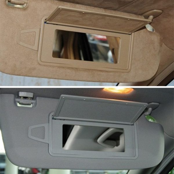 Car Front Row Right Sun Visor Makeup Mirror for Mercedes-Benz S Class W220 1998-2005, Left and Right Drive Universal (Grey) - Image 6