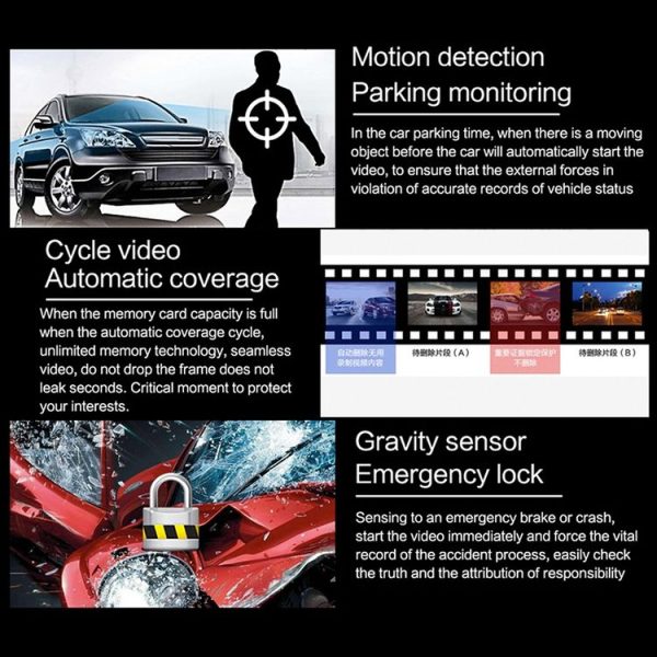 2 inch Mini Hidden Car Driving Recorder DVR Support Motion Detection / Loop Recording - Image 6