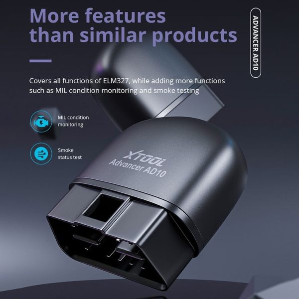 AD10 Car OBD2 Diagnostic Scanner EOBD Bluetooth ELM327 Code Reader - Image 12
