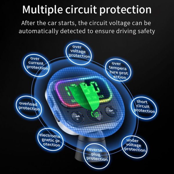 BC79 Car MP3 Bluetooth Player FM Transmitter QC3.0 PD18W Fast Charger - Image 9