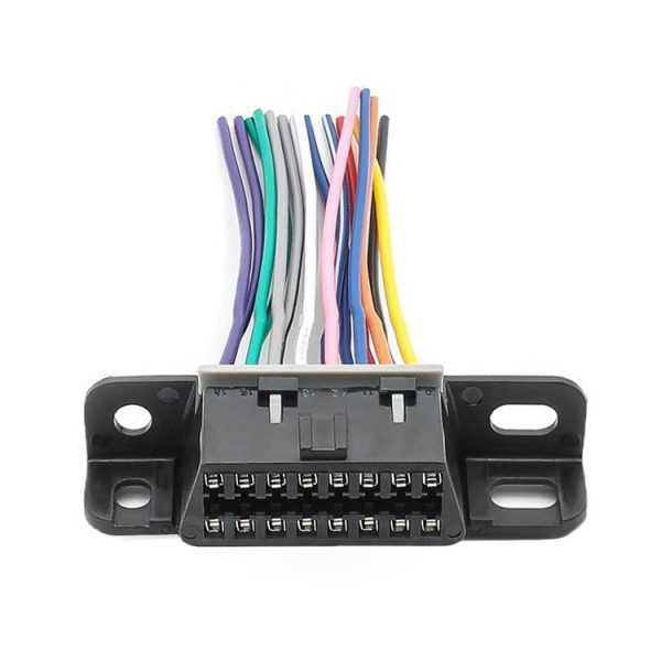 J1962F OBD2 16Pin Terminal Version Female Connector, Cable length: 10cm - Image 2