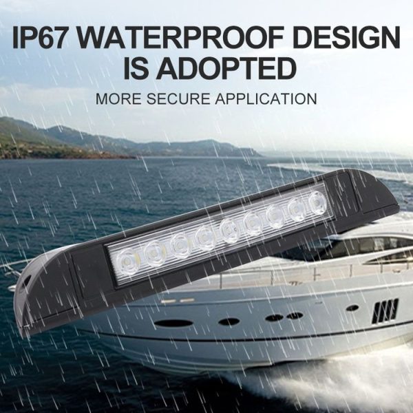 RV / Yacht Awning LED Strip Light DC12-28V with 9 LEDs Lamp Beads (White) - Image 5