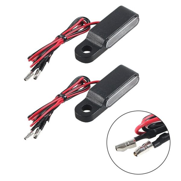 1 Pair Motorcycle Flashing Handlebar LED Turn Signal Light - Image 2