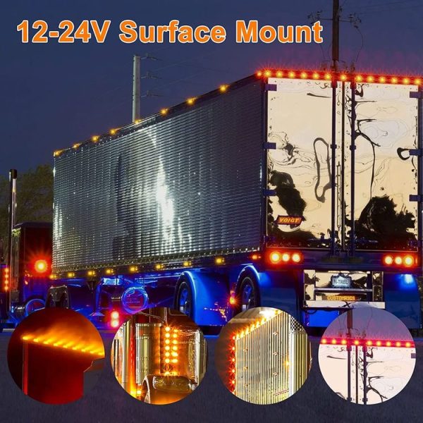 10 PCS MK-019 Car / Truck 6LEDs Side Marker Indicator Lights Bulb Lamp (White Light) - Image 6