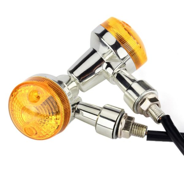 2 PCS PE-ZS101 Motorcycle Turn Signal Light (Silver) - Image 5
