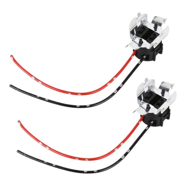 1 Pair TK-305 H7 Halogen Lamp Socket Car Bulb Holder Base with Cable - Image 2
