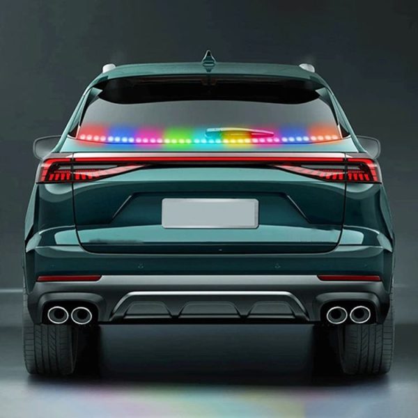 S12-120CM 120cm DC12V-24V Car Rear LED RGB Daytime Running Lights Strip Colorful Lamp - Image 8