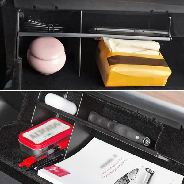 Car Copilot Storage Box ABS Compartment Partition for Tesla Model 3 / Y - Image 7