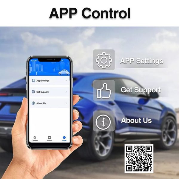 A8 WiFi Mini Car Dash Camera Android Night Version Front View Driving Recorder - Image 5