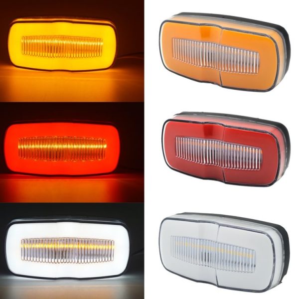 2 PCS MK-190 Truck LED Side Marker Light (Red Light) - Image 2