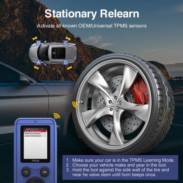 OBDResource TPS10 Car Tire Pressure Reset Meter EL50448 - Image 4