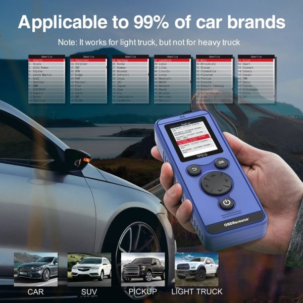 OBDResource TPS10 Car Tire Pressure Reset Meter EL50448 - Image 5