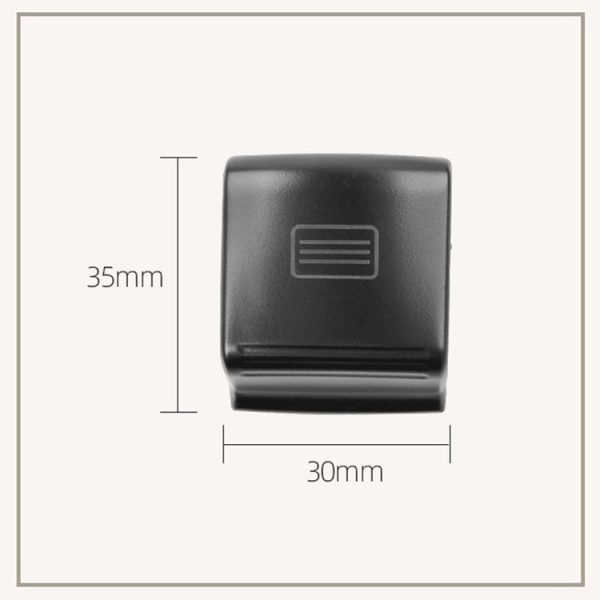Mercedes-Benz W221 2006-2013 Left Driving Car Sunroof Switch Button Dome Light Button (Grey) - Image 4