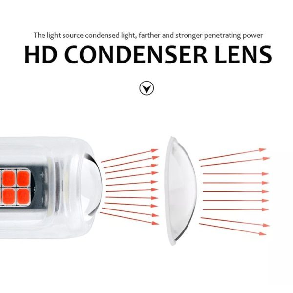 2pcs 1156 DC12V / 2.16W / 0.18A / 480LM Car LED Turn Signal Light (Red Light) - Image 4