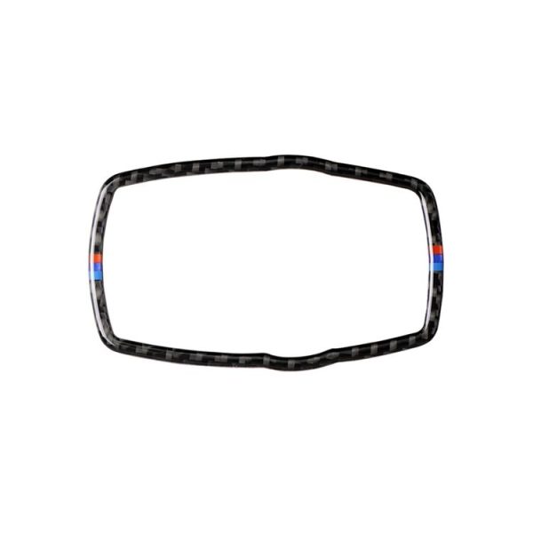 Three Color Carbon Fiber Car Multimedia Frame Decorative Sticker for BMW X3 / X4 / X5 / X6 / F07 / F10 / F15 / F16 / F20 / F25 / F26 / F30 / F34 - Image 2