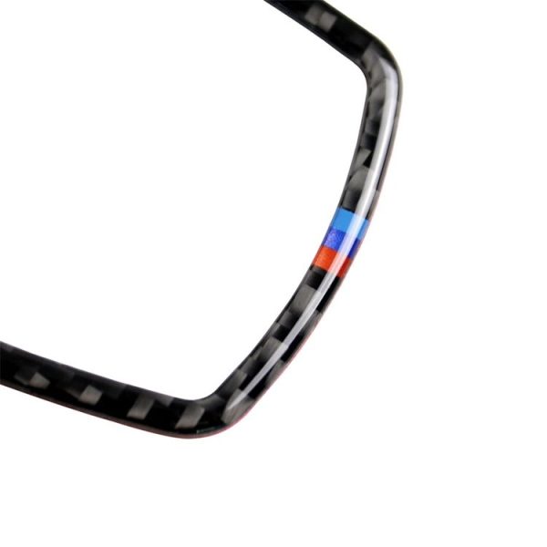 Three Color Carbon Fiber Car Multimedia Frame Decorative Sticker for BMW X3 / X4 / X5 / X6 / F07 / F10 / F15 / F16 / F20 / F25 / F26 / F30 / F34 - Image 3