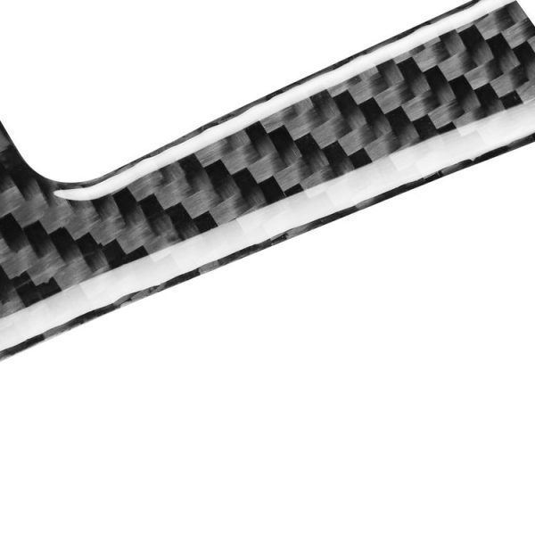 Car Carbon Fiber Armrest Cup Holder Decorative Stickers for Volvo V60 2010-2017 / S60 2010-2018, Left and Right Drive Universal - Image 4